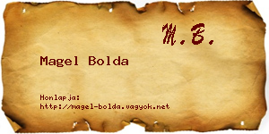 Magel Bolda névjegykártya